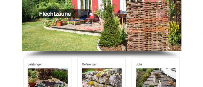 Neue Website, Dirk Prothmann Garten- und Landschaftsbau, Hille