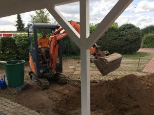 Altes Pflaster neu verlegt, Dirk Prothmann Garten- und Landschaftsbau, Hille