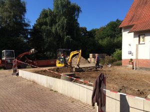 Parkflächen an einem Zweifamilienhaus, Dirk Prothmann Garten- und Landschaftsbau, Hille