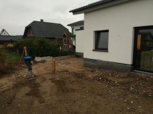 Anlegen einer Terrasse, Dirk Prothmann Garten- und Landschaftsbau, Hille