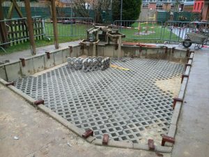 Sandkastensanierung im Kindergarten, Dirk Prothmann Garten- und Landschaftsbau, Hille