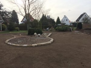 Gartenanlage mit Wassergebundener Wegedecke, Dirk Prothmann Garten- und Landschaftsbau, Hille